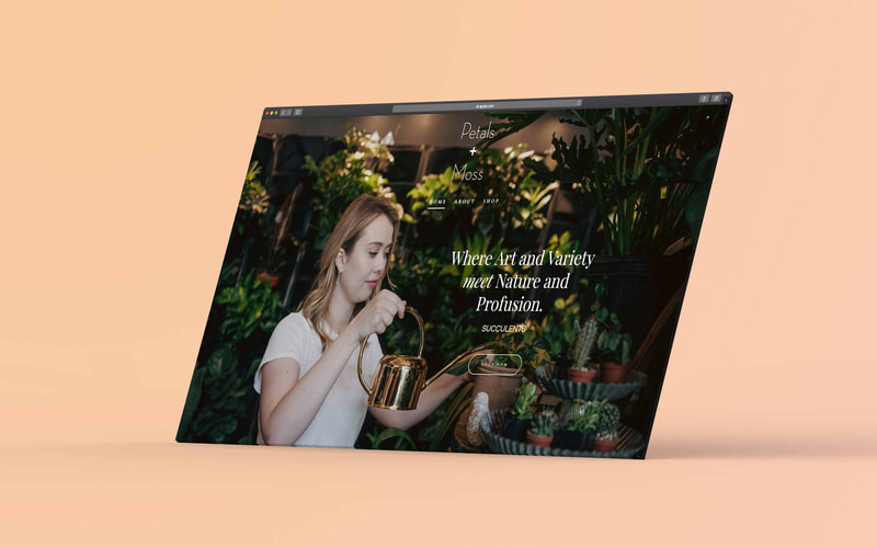 Petals + Moss / Website Development / Floral Store