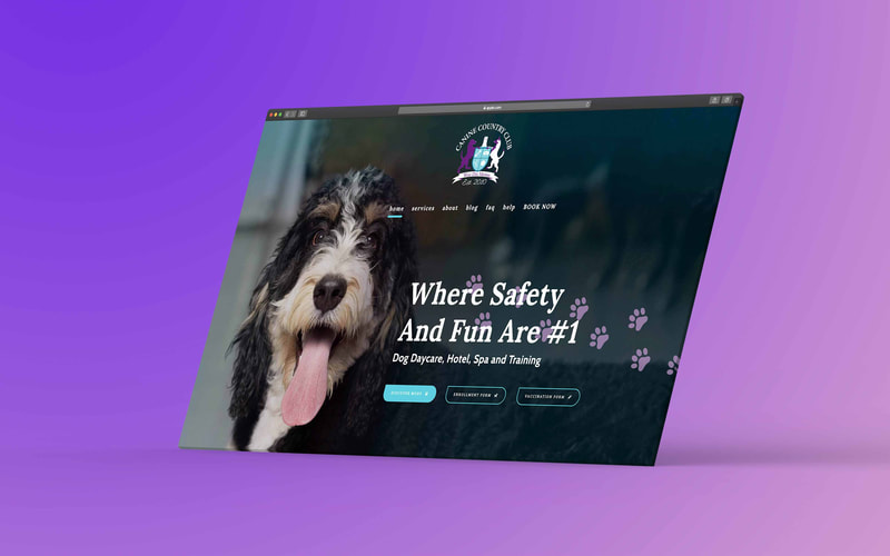 Canine Country Club / Website Development / Boarding Facility
